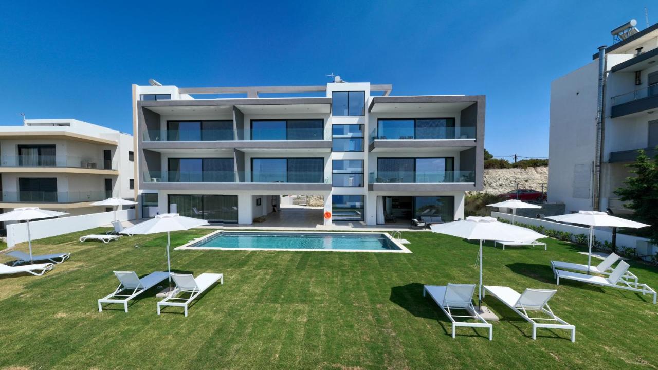 Aquarama Pool Apartments Ixia  Exterior foto
