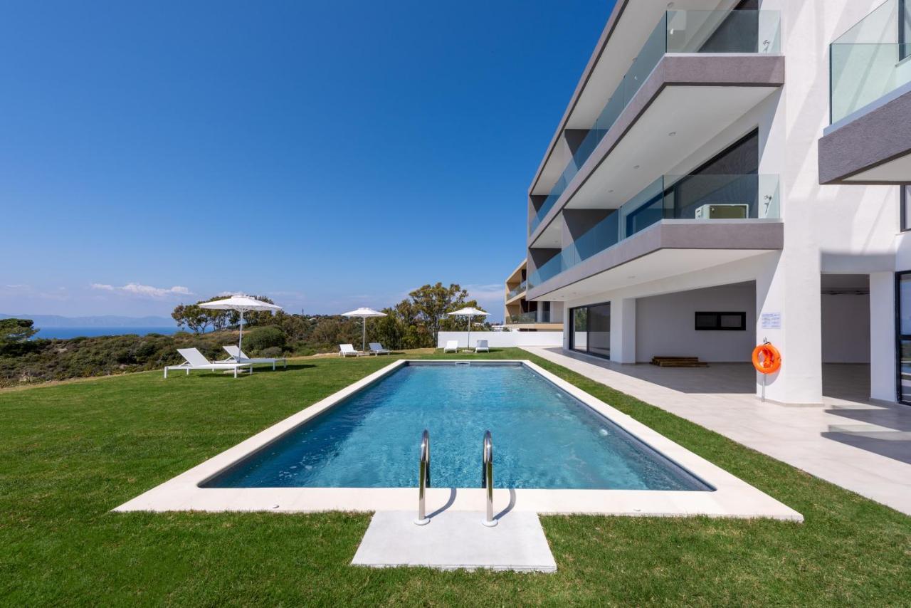 Aquarama Pool Apartments Ixia  Exterior foto