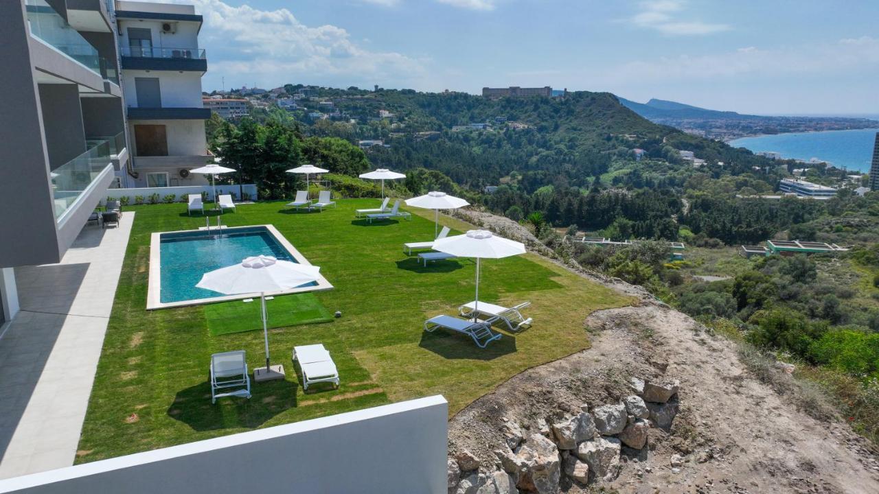 Aquarama Pool Apartments Ixia  Exterior foto